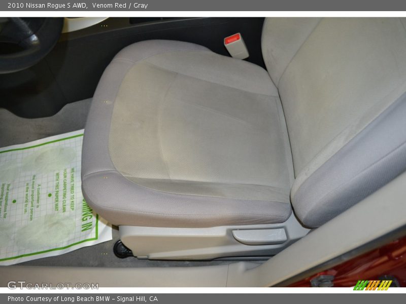 Venom Red / Gray 2010 Nissan Rogue S AWD