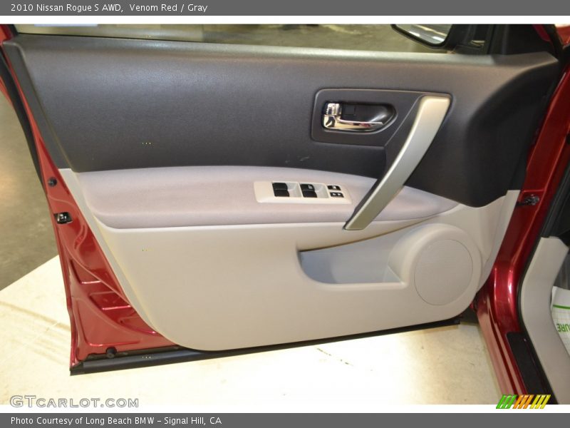 Venom Red / Gray 2010 Nissan Rogue S AWD