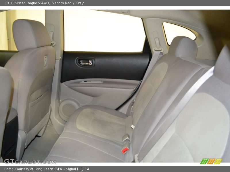 Venom Red / Gray 2010 Nissan Rogue S AWD