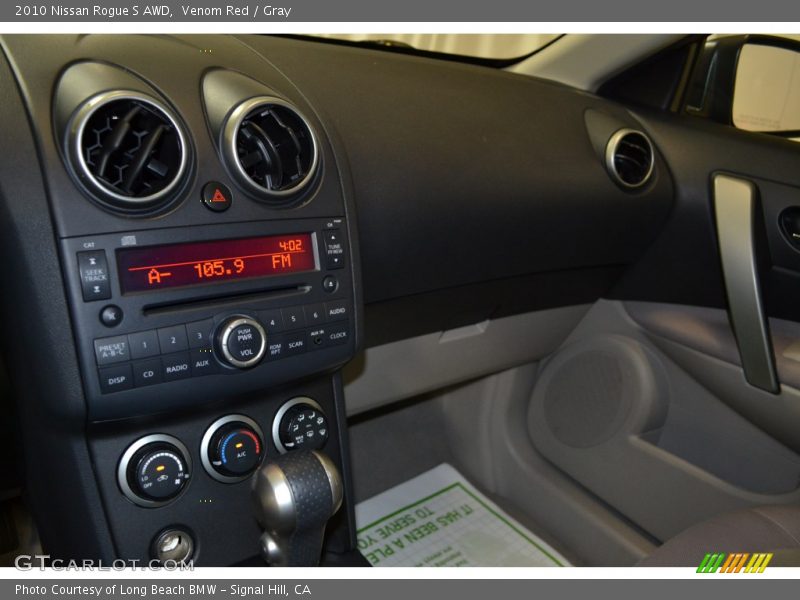 Venom Red / Gray 2010 Nissan Rogue S AWD