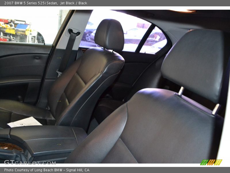 Jet Black / Black 2007 BMW 5 Series 525i Sedan