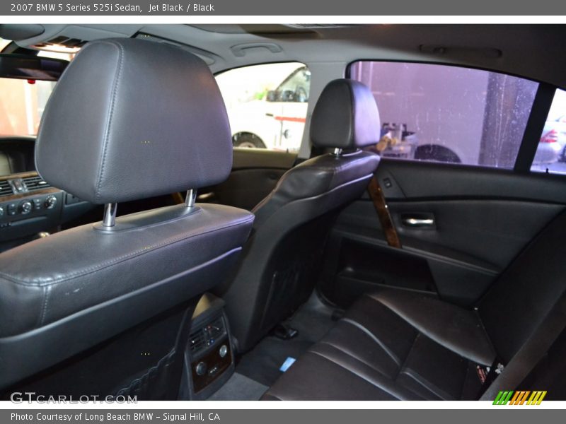 Jet Black / Black 2007 BMW 5 Series 525i Sedan