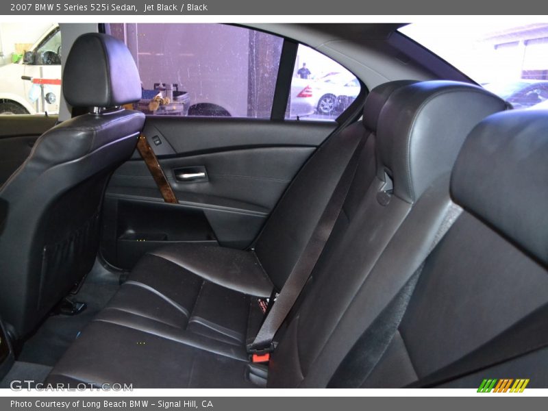 Jet Black / Black 2007 BMW 5 Series 525i Sedan