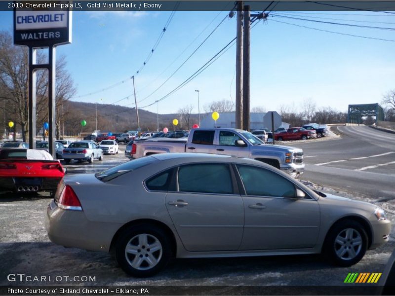 Gold Mist Metallic / Ebony 2010 Chevrolet Impala LS