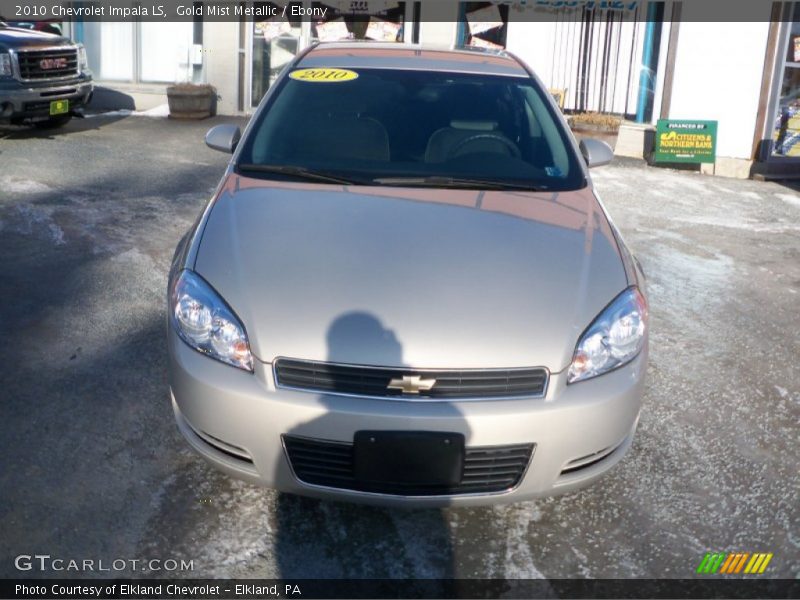 Gold Mist Metallic / Ebony 2010 Chevrolet Impala LS