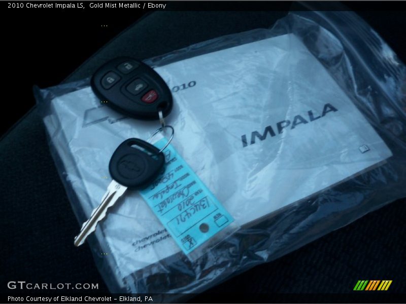 Gold Mist Metallic / Ebony 2010 Chevrolet Impala LS