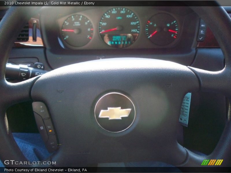 Gold Mist Metallic / Ebony 2010 Chevrolet Impala LS