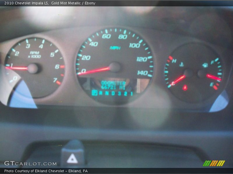 Gold Mist Metallic / Ebony 2010 Chevrolet Impala LS