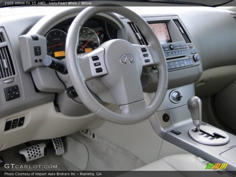 Ivory Pearl White / Willow 2005 Infiniti FX 35 AWD