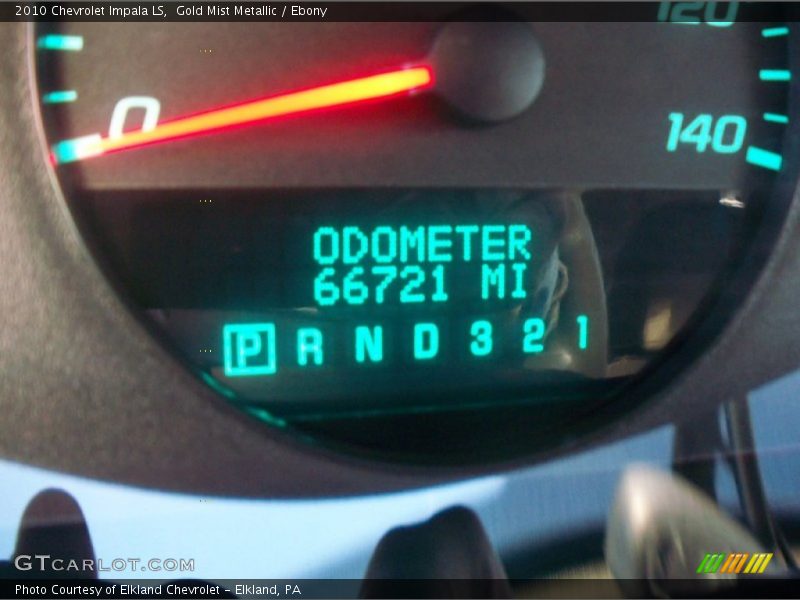 Gold Mist Metallic / Ebony 2010 Chevrolet Impala LS