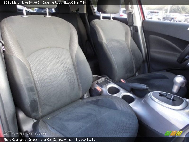 Cayenne Red / Black/Silver Trim 2011 Nissan Juke SV AWD