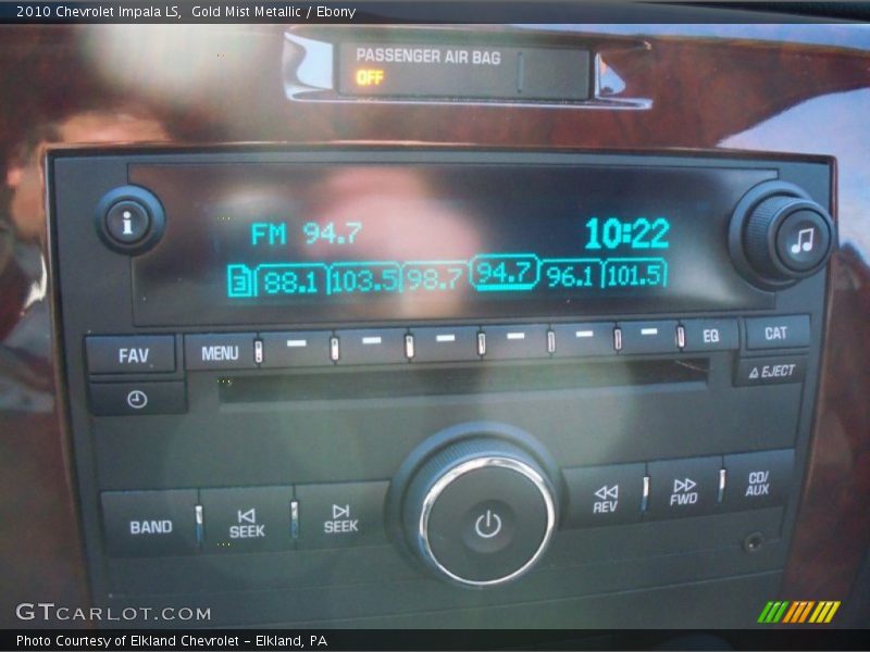 Gold Mist Metallic / Ebony 2010 Chevrolet Impala LS