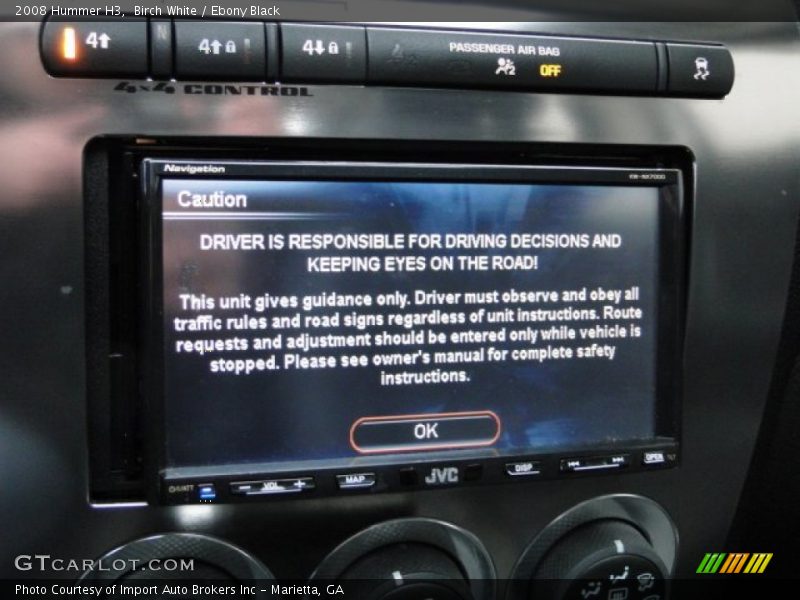 Birch White / Ebony Black 2008 Hummer H3