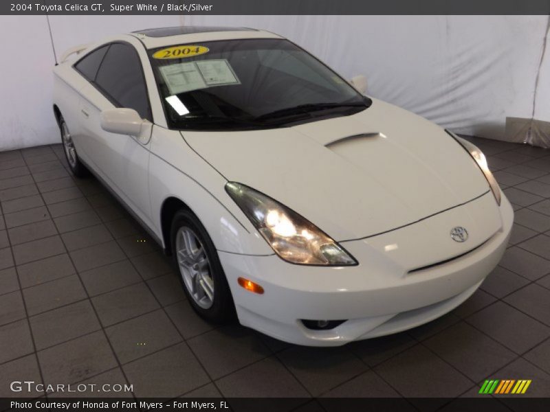 Super White / Black/Silver 2004 Toyota Celica GT