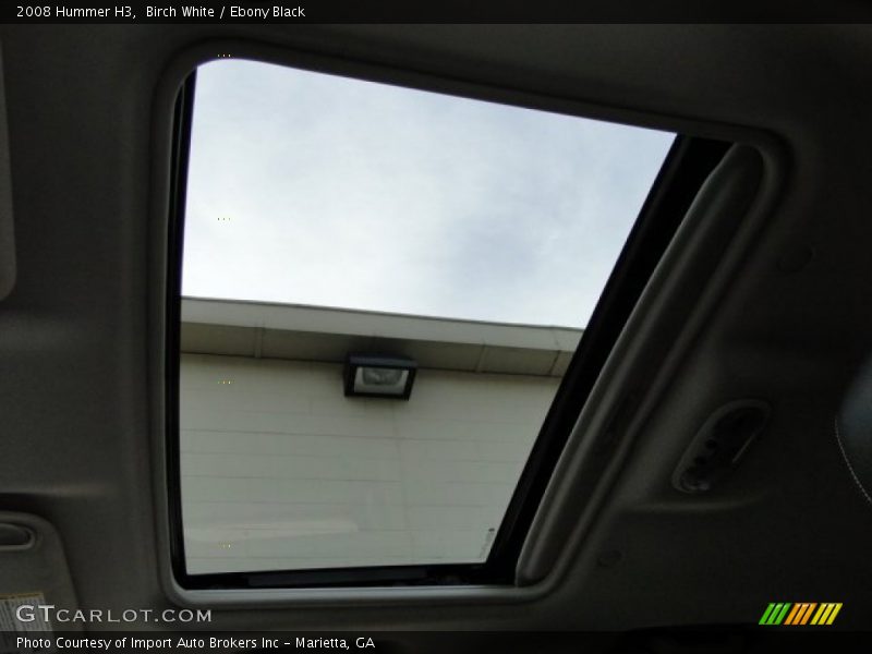 Sunroof of 2008 H3 