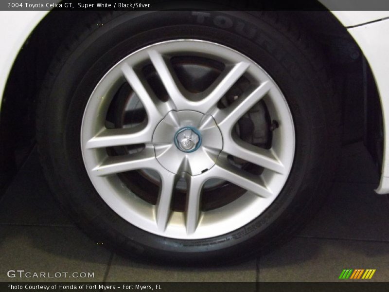 Super White / Black/Silver 2004 Toyota Celica GT
