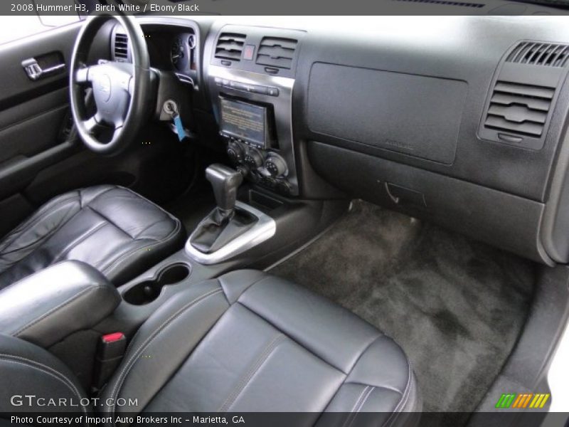Birch White / Ebony Black 2008 Hummer H3