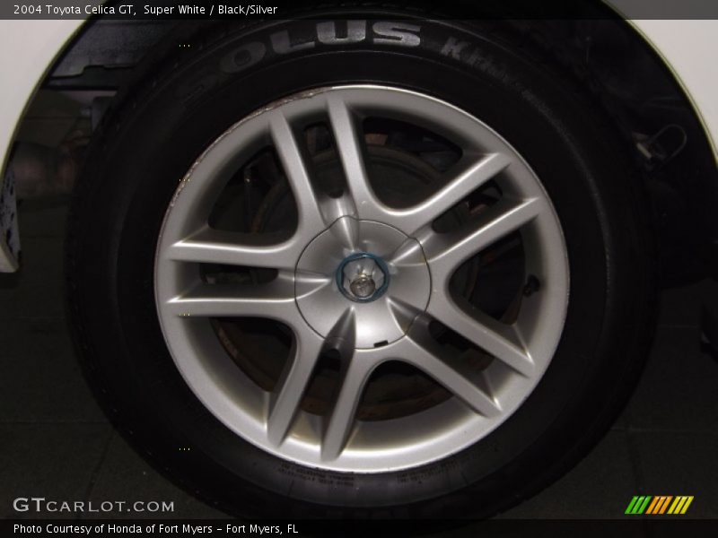 Super White / Black/Silver 2004 Toyota Celica GT