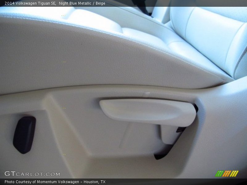 Night Blue Metallic / Beige 2014 Volkswagen Tiguan SE