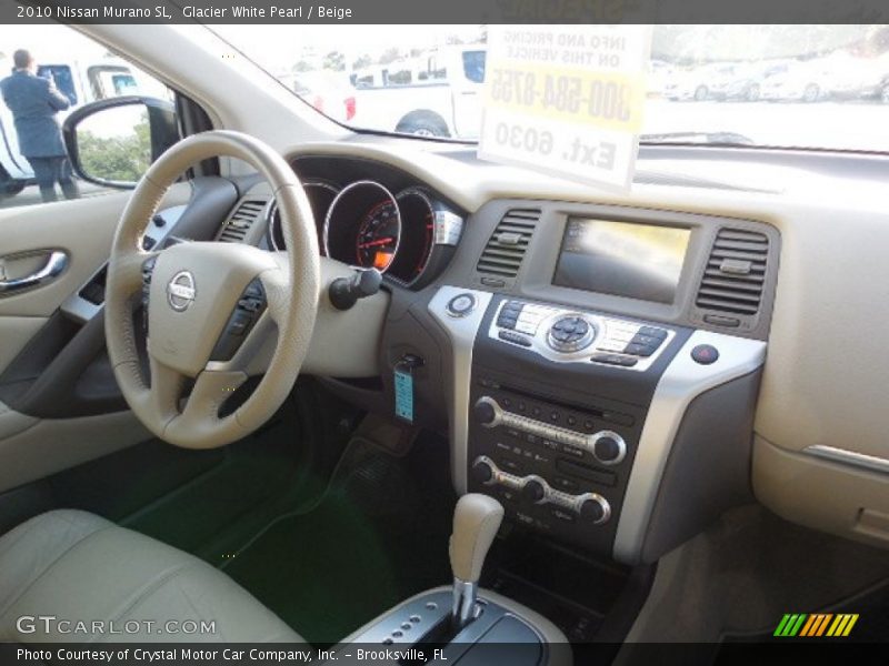 Glacier White Pearl / Beige 2010 Nissan Murano SL