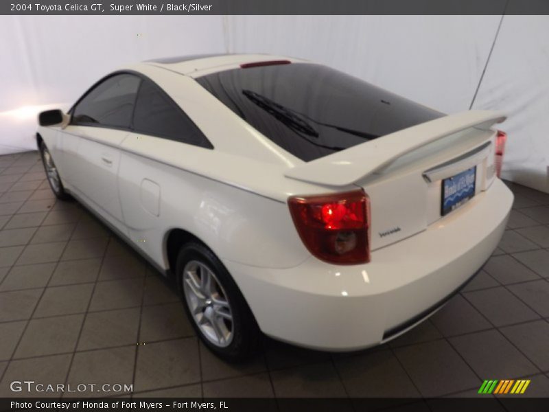 Super White / Black/Silver 2004 Toyota Celica GT