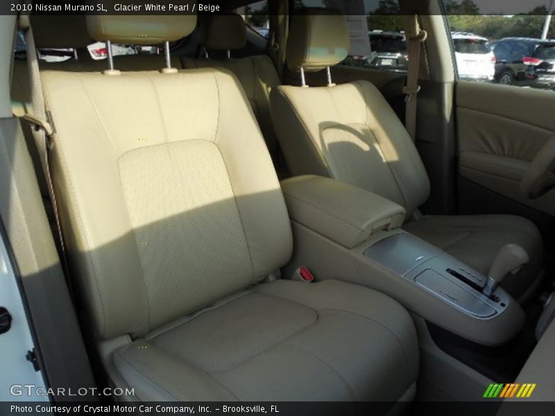 Glacier White Pearl / Beige 2010 Nissan Murano SL