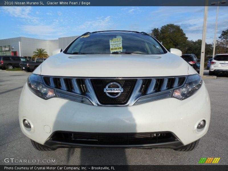 Glacier White Pearl / Beige 2010 Nissan Murano SL