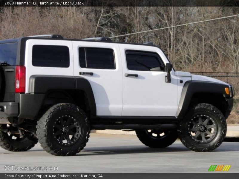 Birch White / Ebony Black 2008 Hummer H3