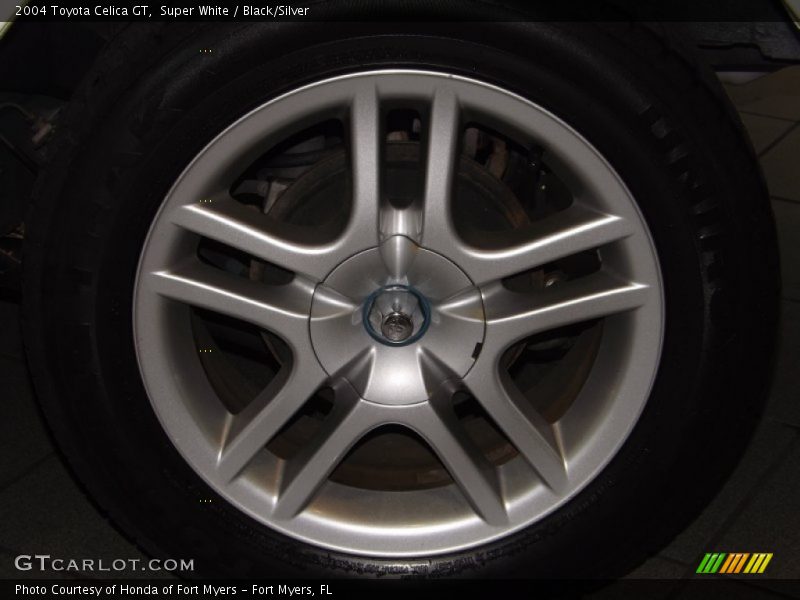 Super White / Black/Silver 2004 Toyota Celica GT