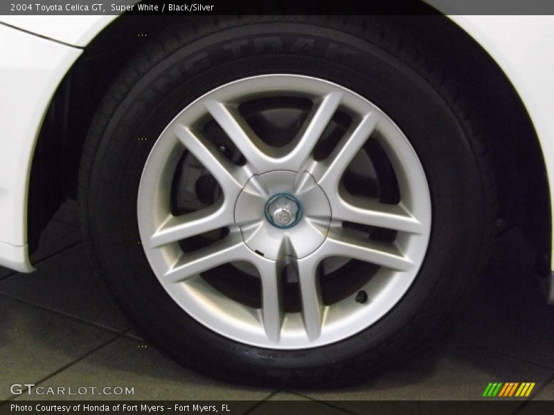 Super White / Black/Silver 2004 Toyota Celica GT