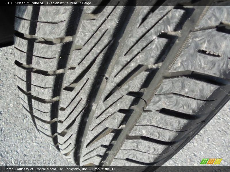 Glacier White Pearl / Beige 2010 Nissan Murano SL