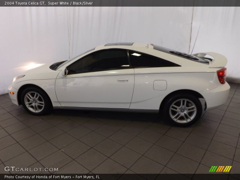 Super White / Black/Silver 2004 Toyota Celica GT