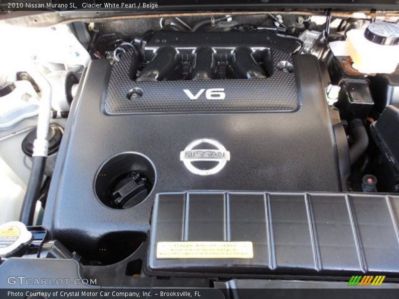 Glacier White Pearl / Beige 2010 Nissan Murano SL