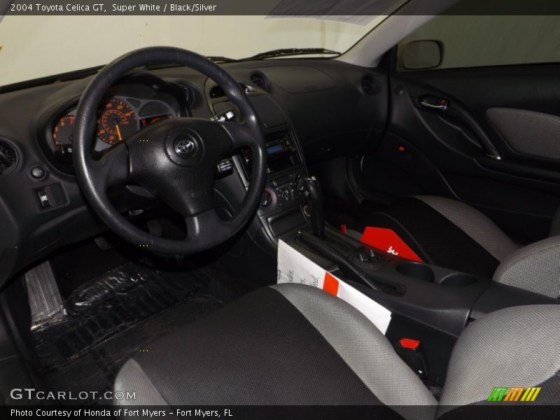 Super White / Black/Silver 2004 Toyota Celica GT
