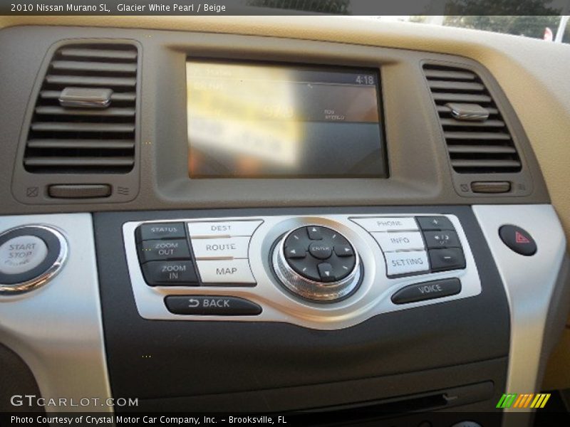Glacier White Pearl / Beige 2010 Nissan Murano SL