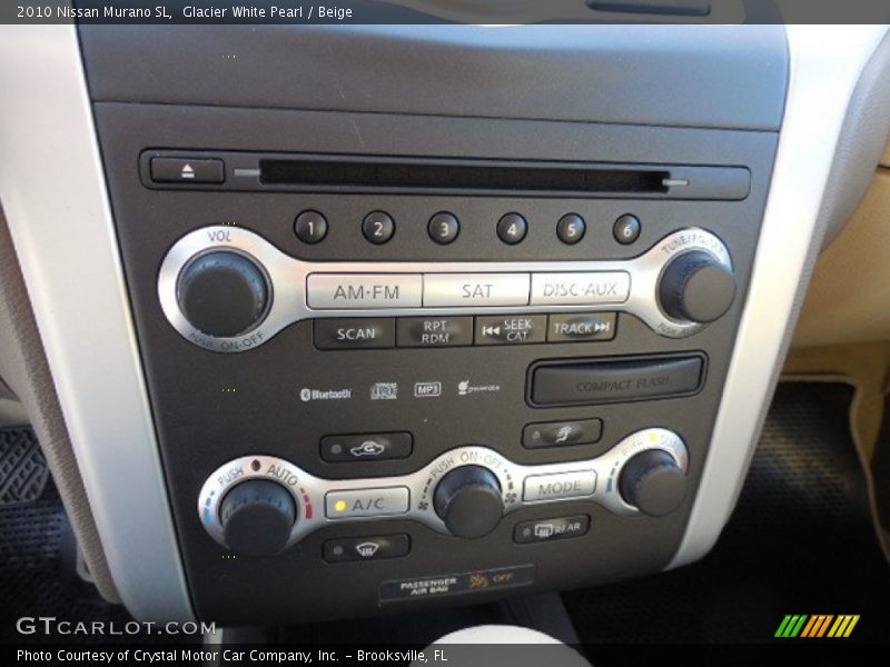 Glacier White Pearl / Beige 2010 Nissan Murano SL
