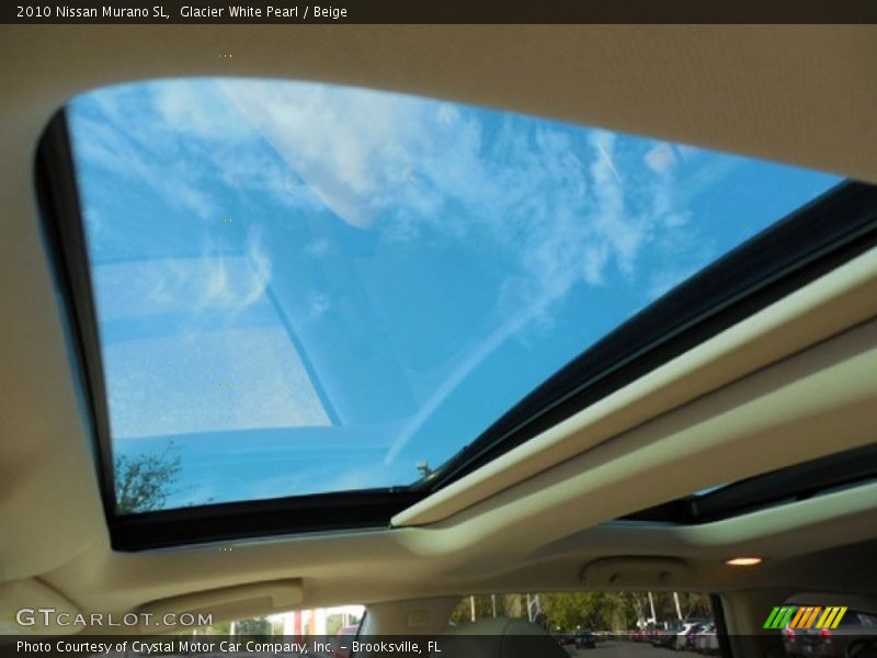 Glacier White Pearl / Beige 2010 Nissan Murano SL