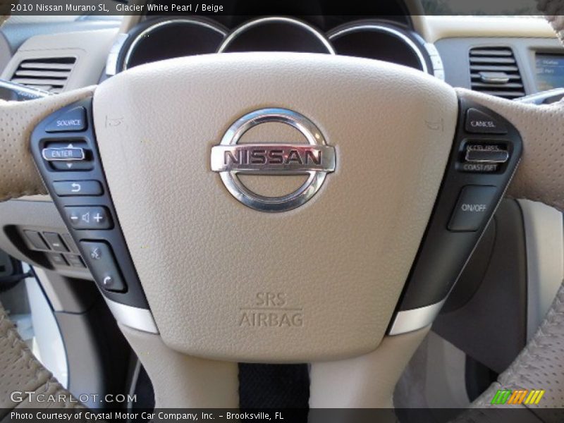 Glacier White Pearl / Beige 2010 Nissan Murano SL