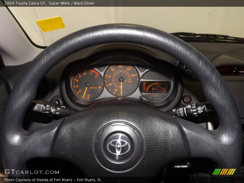 Super White / Black/Silver 2004 Toyota Celica GT