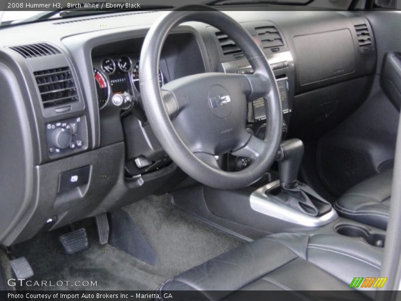 Birch White / Ebony Black 2008 Hummer H3
