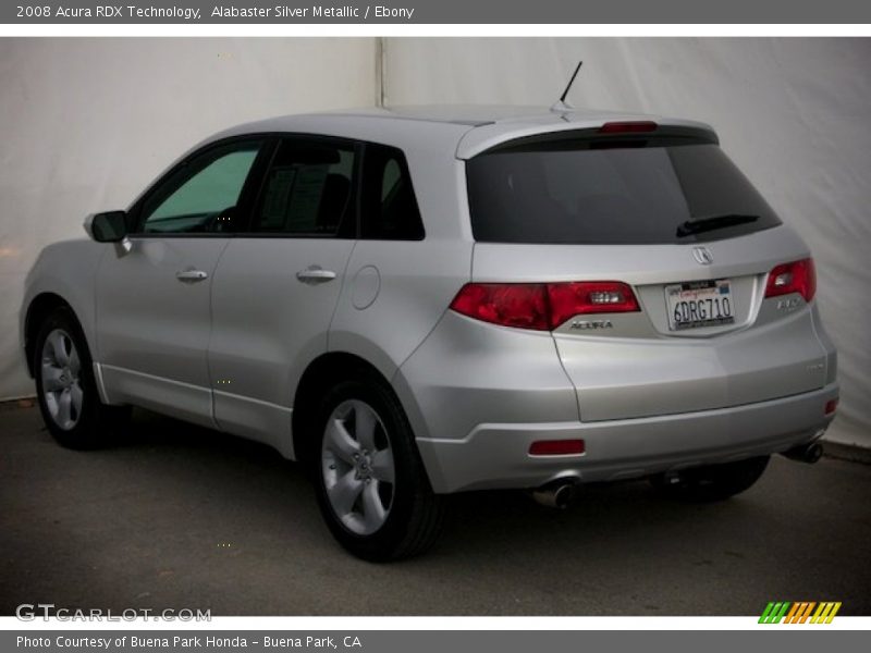 Alabaster Silver Metallic / Ebony 2008 Acura RDX Technology