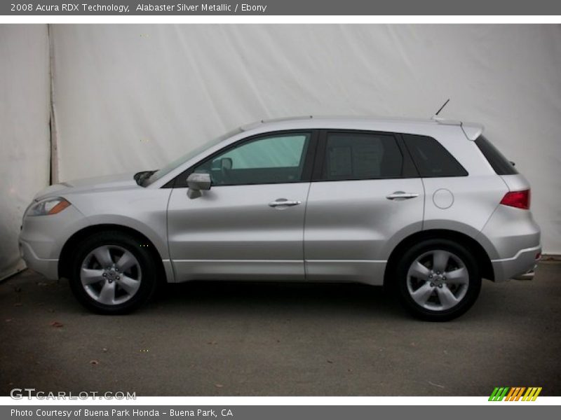Alabaster Silver Metallic / Ebony 2008 Acura RDX Technology
