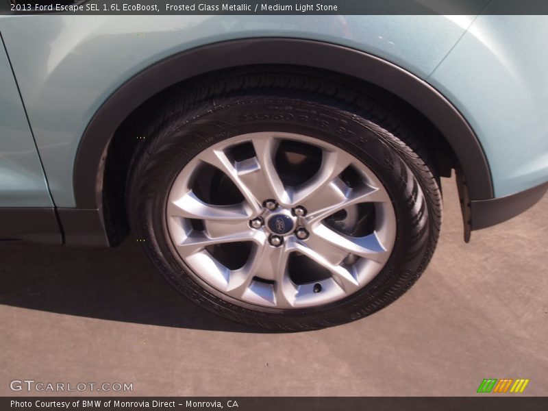 Frosted Glass Metallic / Medium Light Stone 2013 Ford Escape SEL 1.6L EcoBoost