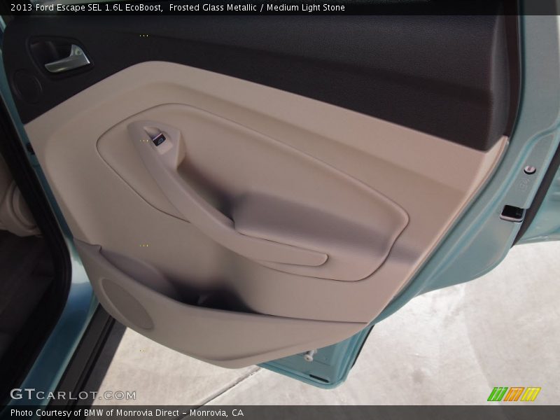 Frosted Glass Metallic / Medium Light Stone 2013 Ford Escape SEL 1.6L EcoBoost