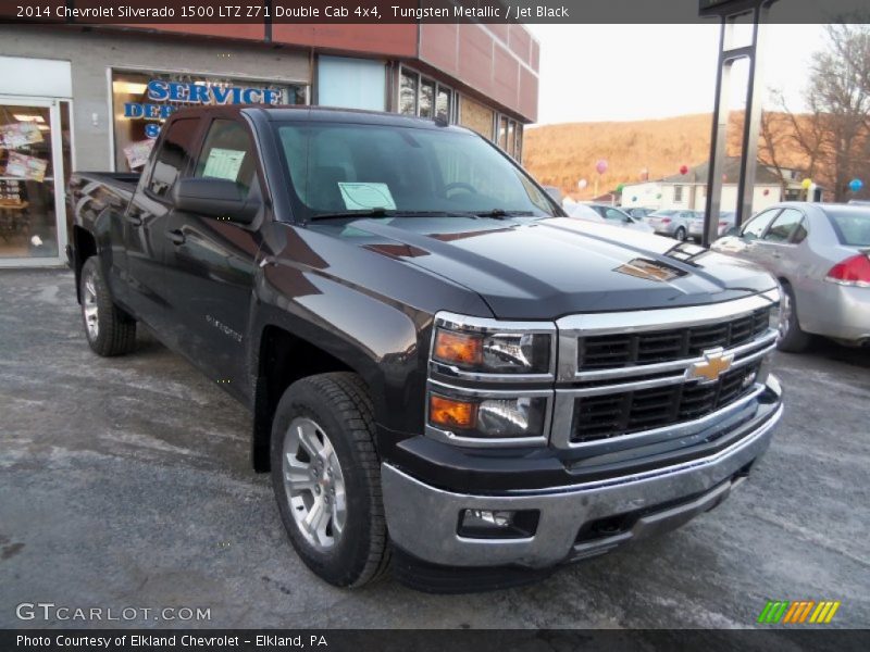 Tungsten Metallic / Jet Black 2014 Chevrolet Silverado 1500 LTZ Z71 Double Cab 4x4