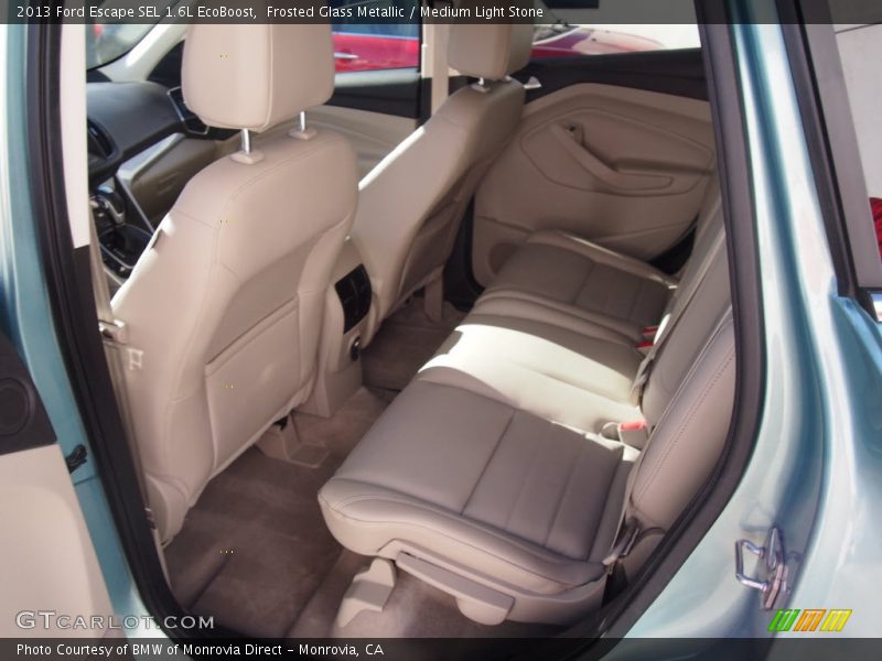 Frosted Glass Metallic / Medium Light Stone 2013 Ford Escape SEL 1.6L EcoBoost