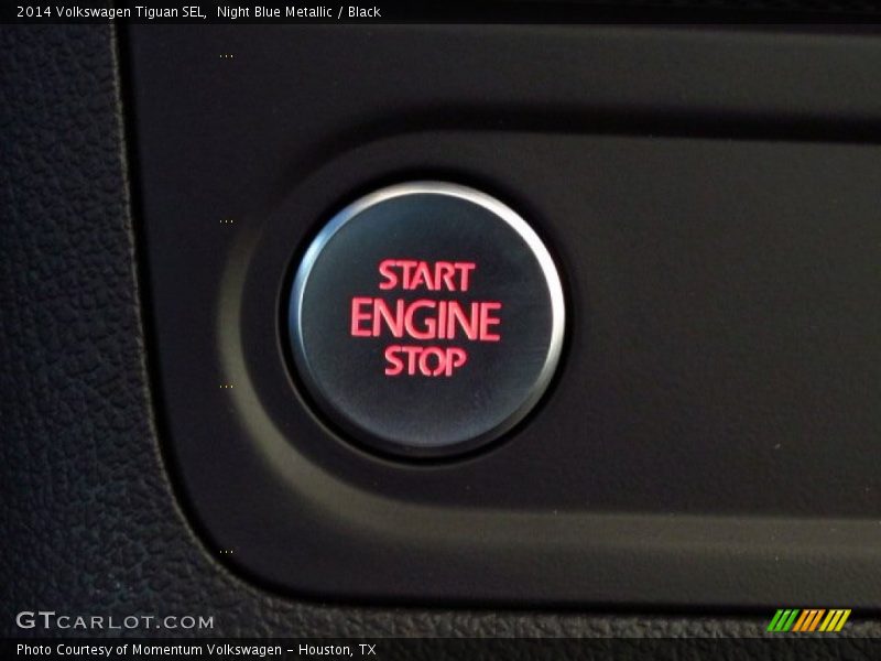 Night Blue Metallic / Black 2014 Volkswagen Tiguan SEL