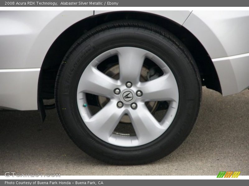 Alabaster Silver Metallic / Ebony 2008 Acura RDX Technology