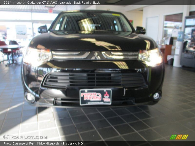 Labrador Black Pearl / Black 2014 Mitsubishi Outlander GT S-AWC