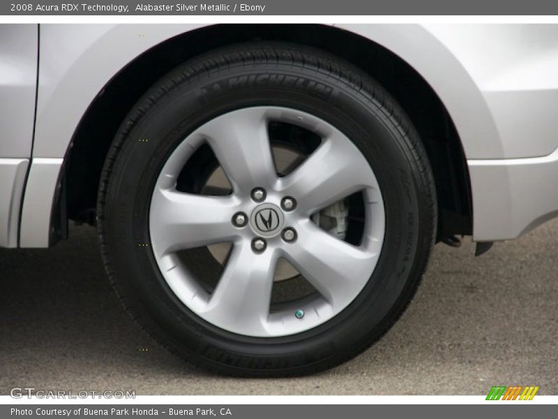Alabaster Silver Metallic / Ebony 2008 Acura RDX Technology